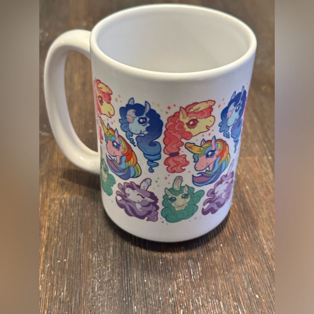 EUC funny Look Human coffee mug. Very sturdy.